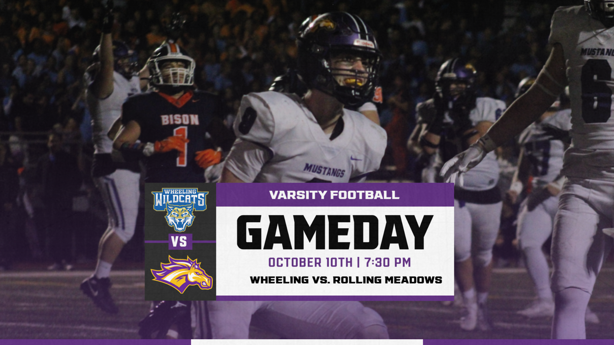 Wheeling Vs Rolling Meadows Varsity Football 10/10