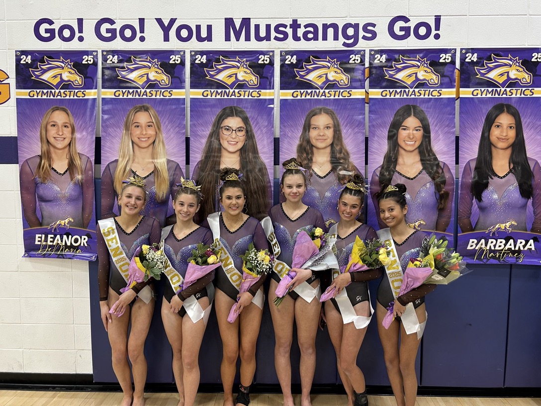 Mustang Girls Gymnastics Senior Night